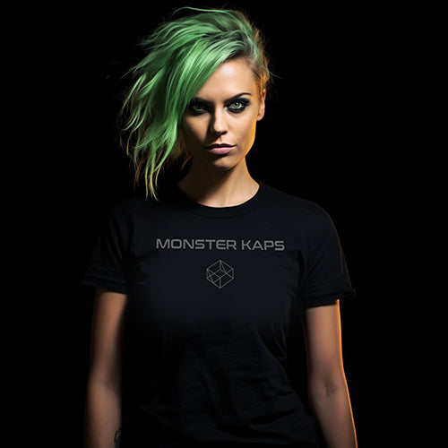 MONSTER KAPS® T-SHIRT BLACK UNISEX
