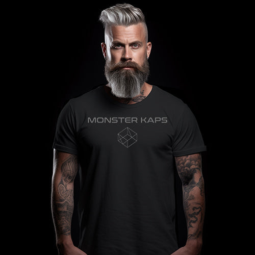 MONSTER KAPS® T-SHIRT BLACK UNISEX