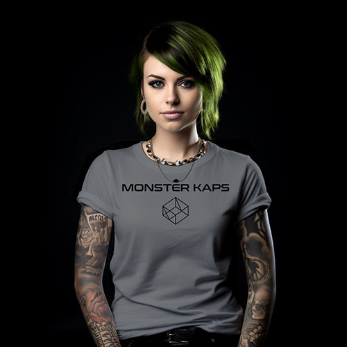 MONSTER KAPS T-SHIRT GREY UNISEX